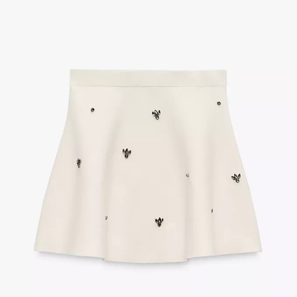 Zara Dresses & Skirts - Zara NWT jewel bead mini skirt 9598/031
